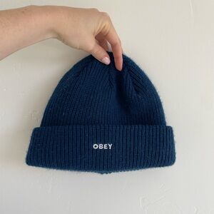 Obey Blue Beanie